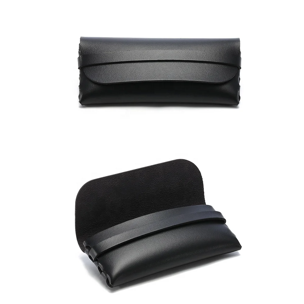 

Leather belt sunglasses packaging case fashion handmade sunglasses case boxes