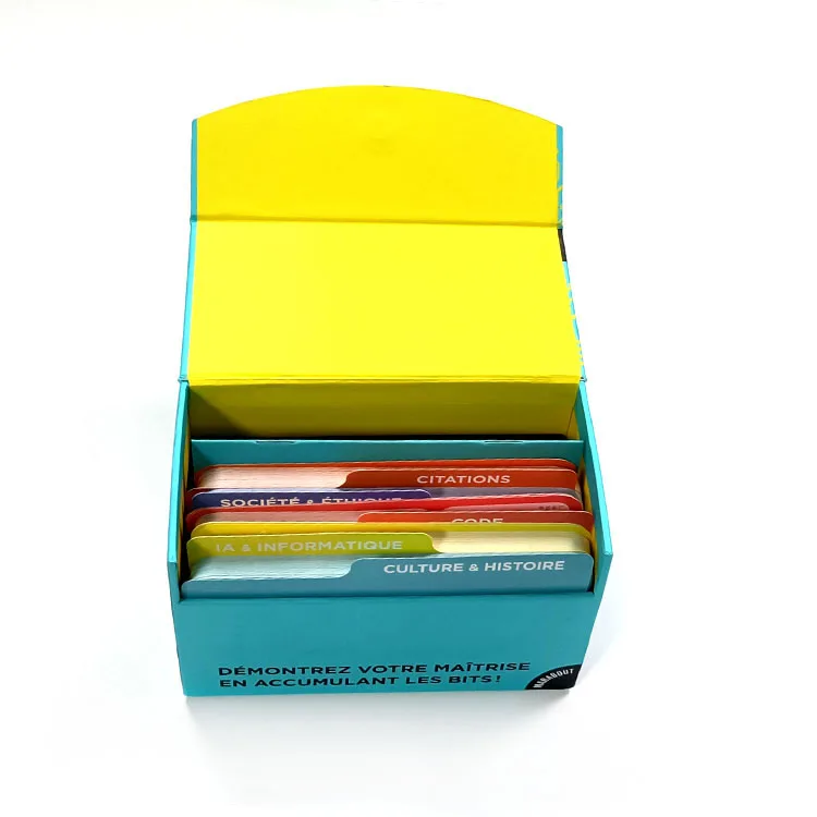 

OEM flash cards set for kids printing flash cards in box for baby, Cmyk