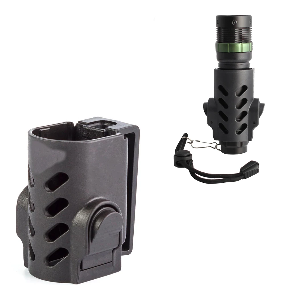 

MAGORUI Tactical Flashlight Case Holster 1in dia LED Flashlight Torch, Black
