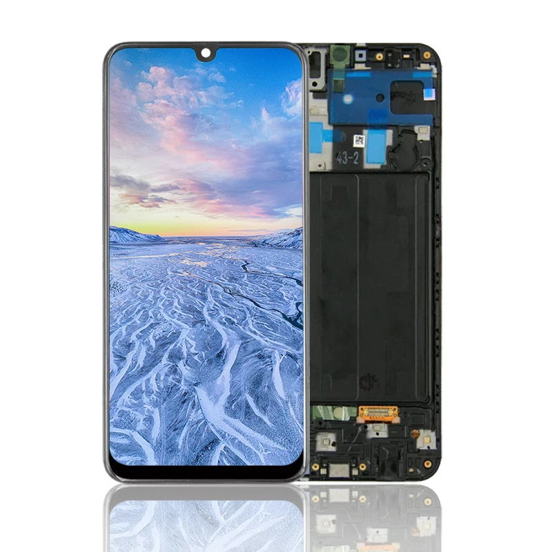

AMOLED For Samsung Galaxy A50 SM-A505FN/DS A505F/DS A505 LCD Display Touch Screen Digitizer With Frame for Mobile Phone Leds