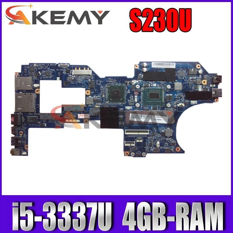 

Thinkpad applies FRU 04X0727 04X0597 04X0745 04X0605 to the S230U i5-3337U 4GB computer motherboard