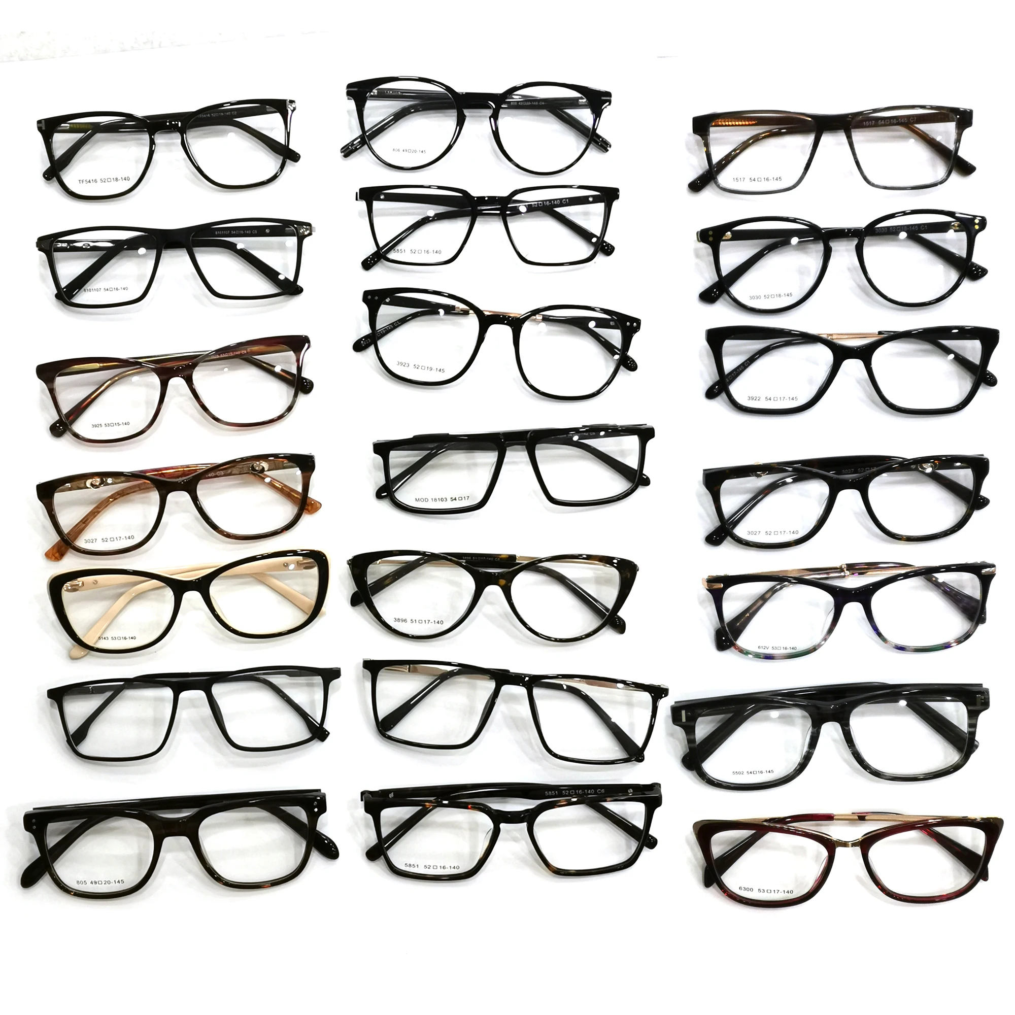 

China Fatory Manufacture Acetate Optical Eyeglasses Frames Wholesale Cheap Mixed Order Custom Designer Spectacles Frame