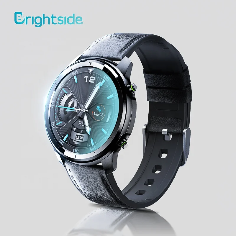 

Brightside New H15 Men Smart Watch 1.3 Inch Big Full Round Touch Screen Blood Oxygen Measure Fitness Tracker Sport Smartwatch