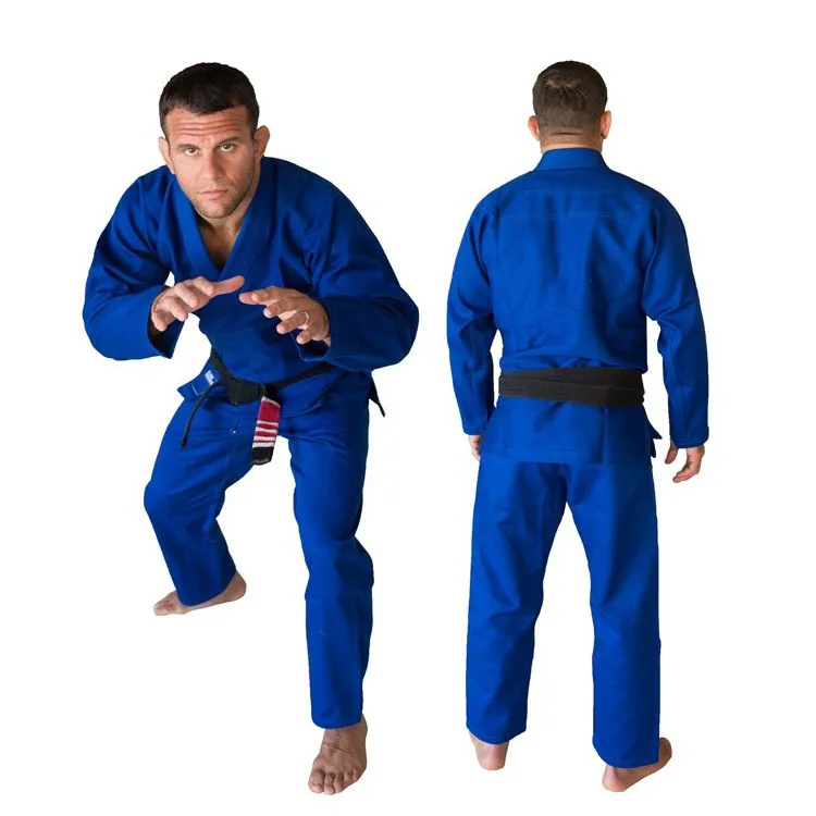

Manufacturer Customized Logo WTF Taekwondo Brazilian Martial Arts Karate Judo Equipment Suit Bjj Gi Uniform Kimono Jiu Jitsu, Balck, blue, white