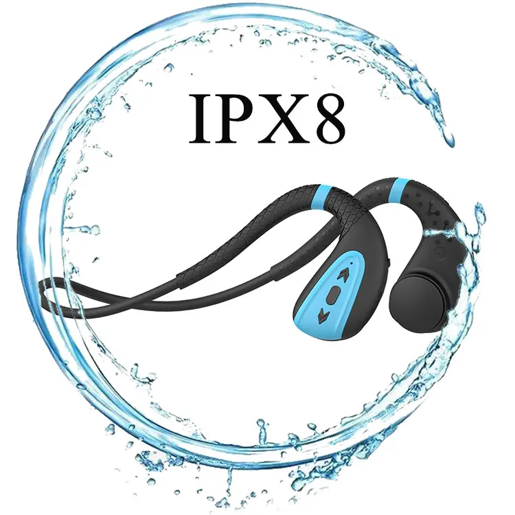 

Hot sale bluetooth 5.0 headphone sport glasses mp3 underwater headset wireless waterproof earphone & headphones for swimming