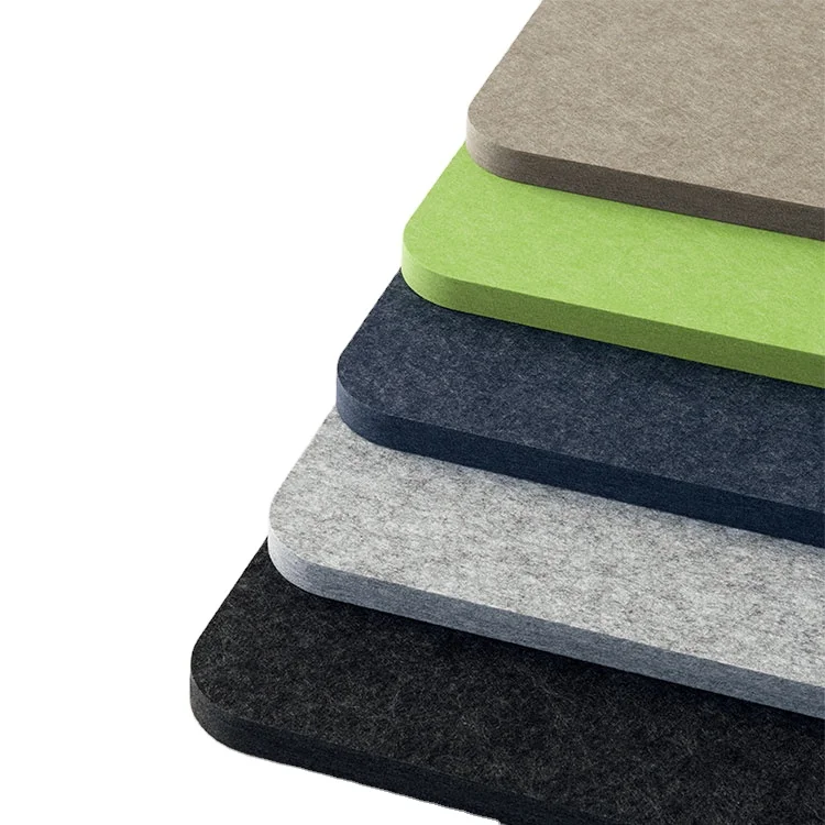 
9MM AU Market Pro environment Acoustic Felt 100% Polyester Panel Soundproofing Materials PET Acoustic Panels 