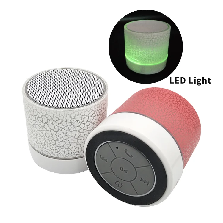 

Promotion High Quality Audio Music Player Trending Products Wireless Speaker with Colorful LED Light, Black,red,blue,green