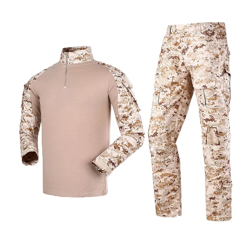 

Tactical Frog Suits Camouflage Shooting Hunting Shirts Pants with Elbow Knee Pads Paintball Airsoft Sniper Combat Shirts&Pants, Customized color