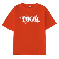 

Wholesale custom letter printing streetwear style milk silk t shirt
