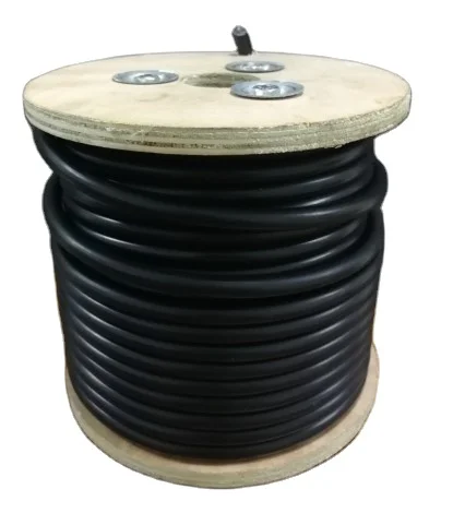 

Insulated wire underground cable for electric fence