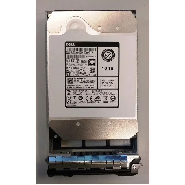 

Promotional original DELL hard drives 10tb 3.5 SAS/SATA server hdd 10 tb hdd for server