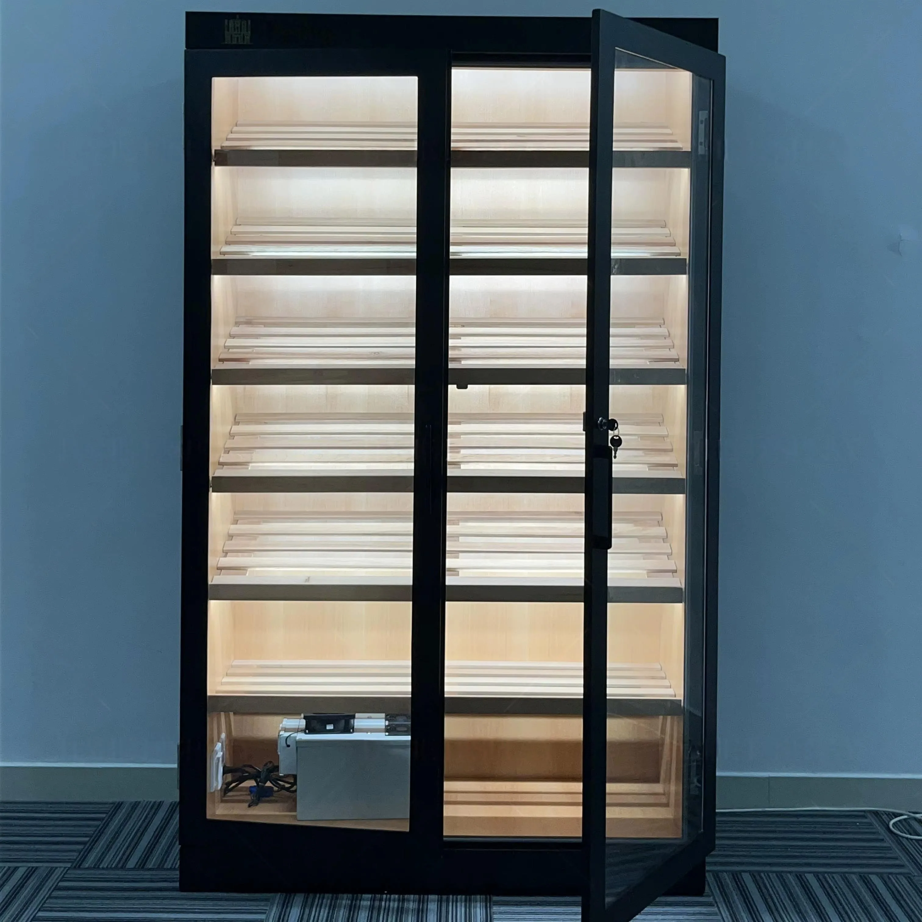 Double Door Cigar Cabinet