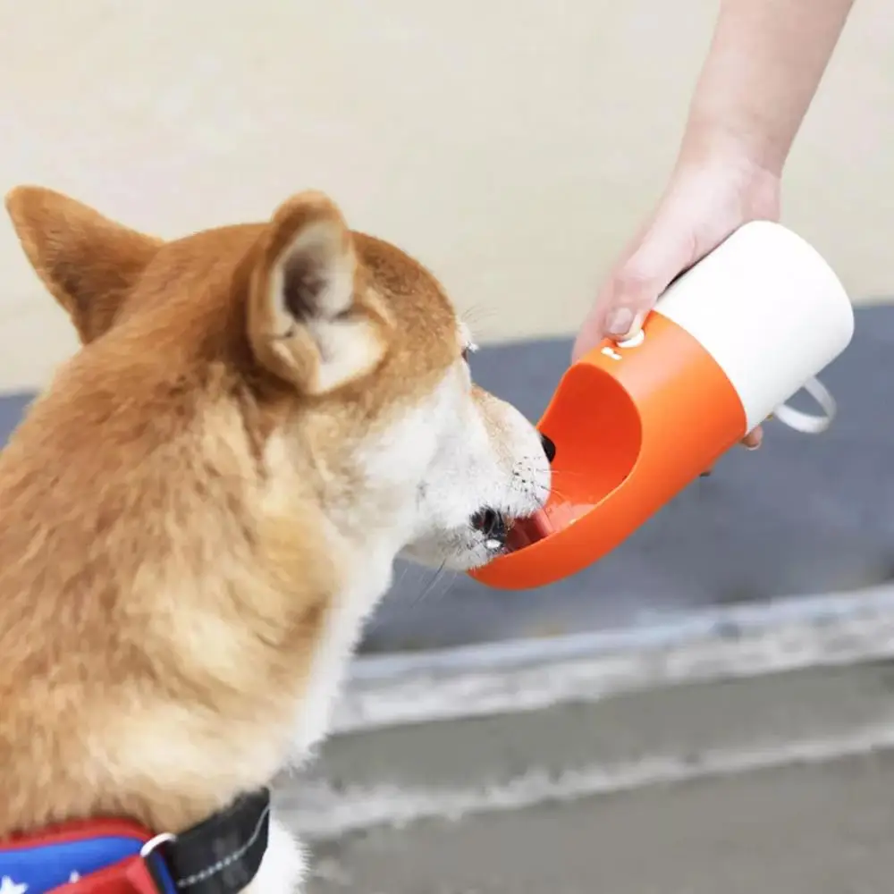 

Xiaomi Moestar Rocket Portable Pet Cups  Dog Cat Water Bottle Pet Accompanying Cup Outdoor Travel Feeder Dog Water Bottle, Orange, grey