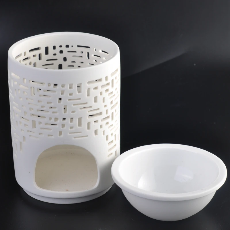 Classic White Ceramic Tealight Oil Burners Home Decoration