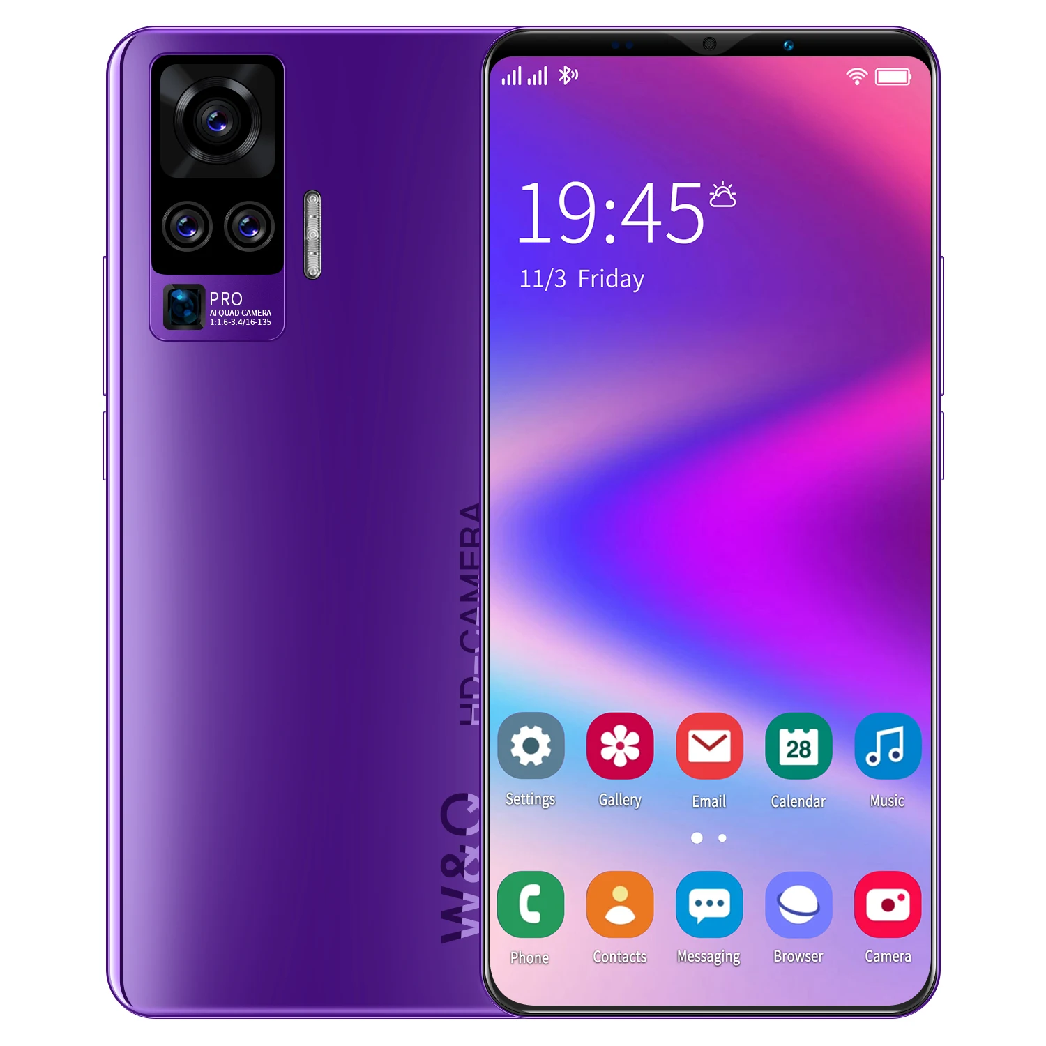 

Cheap very cheap smartphone original unlocked mobile phone camera supports GPS Phone, Purple, red, blue