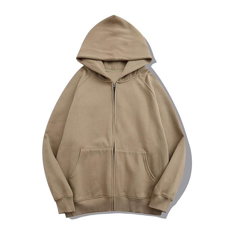 

Custom Logo Men Hoodies Clothing Heavyweight Oversized Spring Long Sleeve Sweatshirts Zipper Hoodie