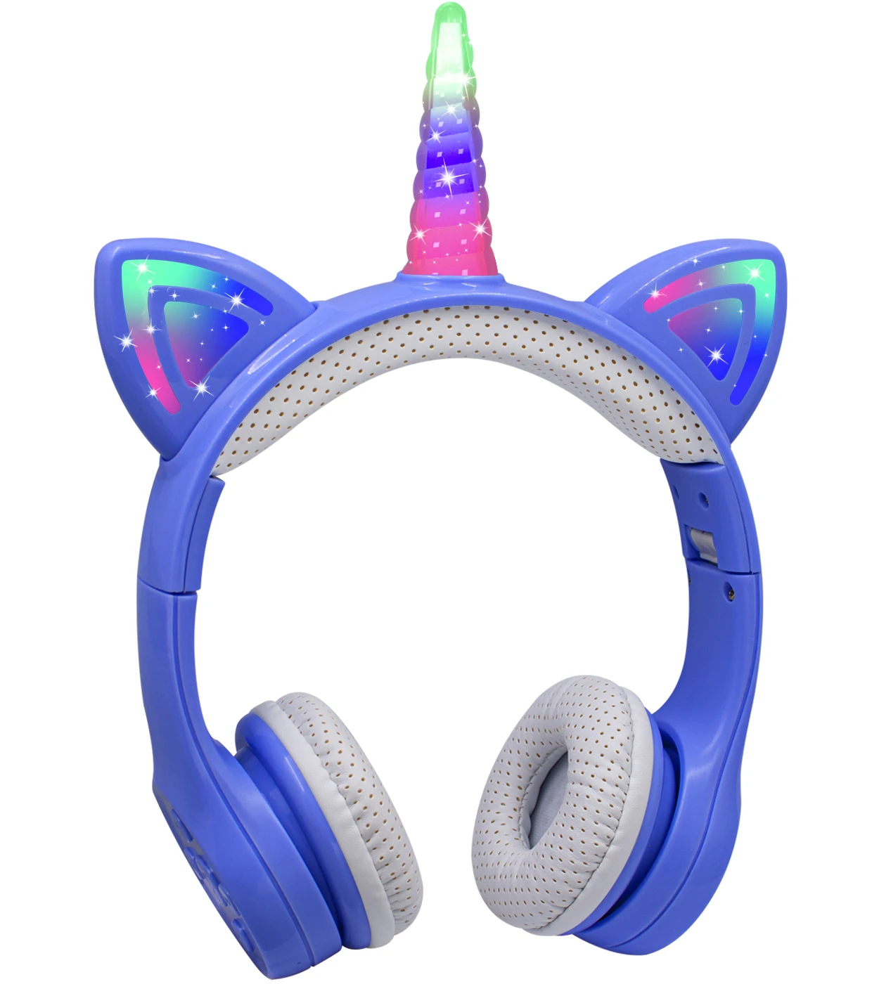 

Unicorn Kids Wireless Headphones Volume Limited cat ear Foldable Children Headphones with Mic up for Boys Girls, Beige, black, blue, brown, gold, orange, pink, red, white, yellow