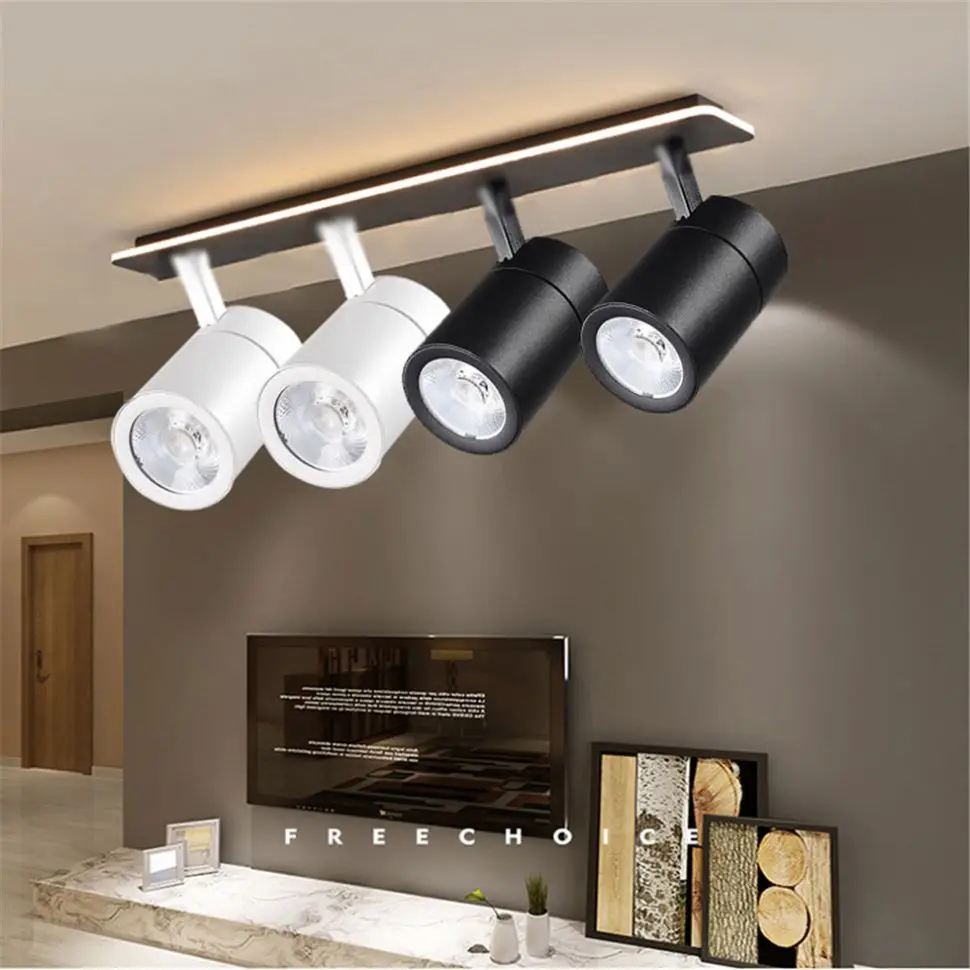 Adjustable Beam Overhead 2 3 4 Wires Lighting 30W Magnetic Led Track Spot Light