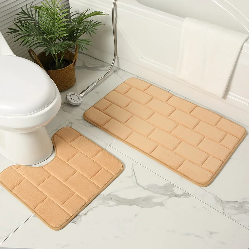 

I@home non-slip Absorbent 2 Piece Memory Foam bathmat