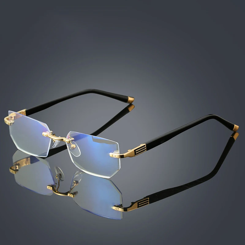 

HBK R0001 blue light blocking glasses rimless eyewear reading glasses