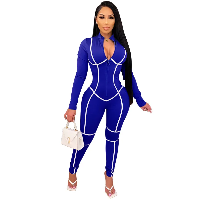 

2020 European and American hot style straight temperament commuter milk fiber high waist harem pants jumpsuit, Red, gray, black, blue, army green, rose red