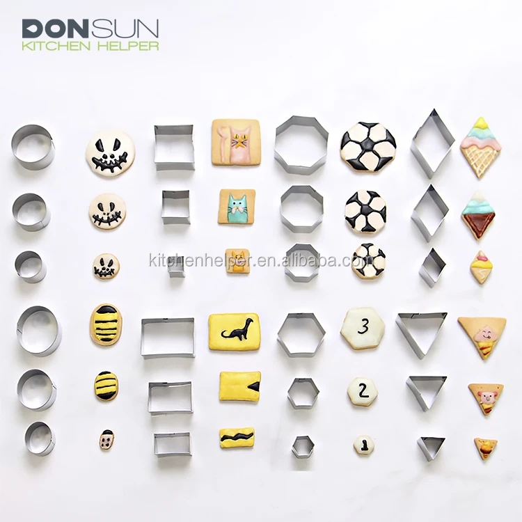 Stainless Steel Bulk Cookie Cutters Different Shapes Customized Cookie