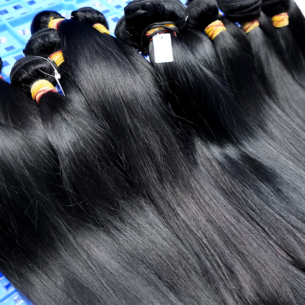 

Cuticle Aligned Raw Unprocessed Virgin Straight Indian Single Drawn Raw Hair From Wholesale Manufacturer