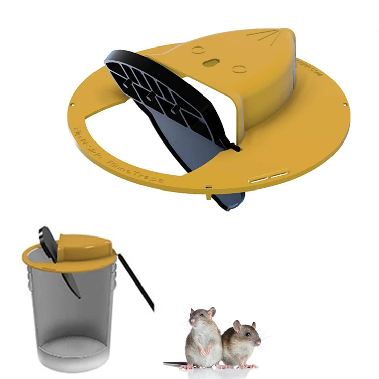 

New Reusable Plastic Multiple Rat Trap Bucket Auto Reset Multi-catch Flip N Slide Bucket Mouse trap Flip Trap mouse killer for f