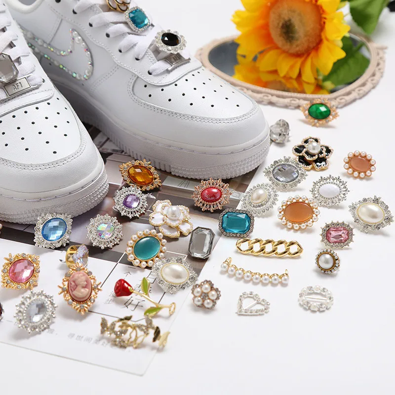 

Shoes Decoration Metal Croc Charm Accessories For Footwear Lace Up Charms Wholesale Dropshipping Cheap Price Coloful Free Sampl