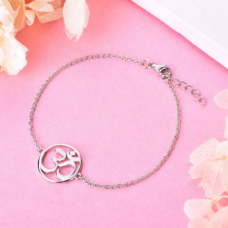 

2022 Hot sale custom design white gold plated dubai fashion jewelry floral style charm women bracelet