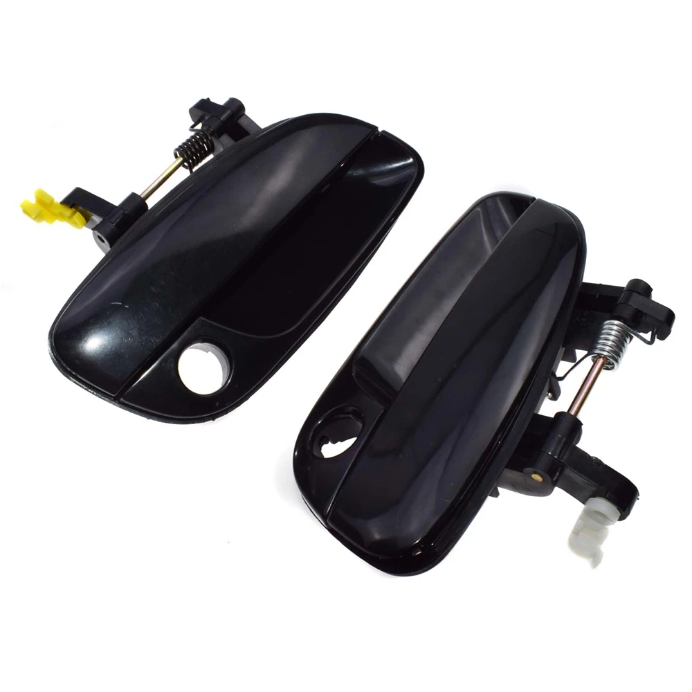 

Free Shipping!Front Black Left & Right Outside Exterior Door Handle For 01-05 Hyundai Elantra