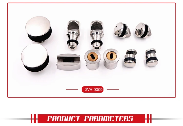 China Frameless Shower Room Sliding Glass Door Hardware Accessories For