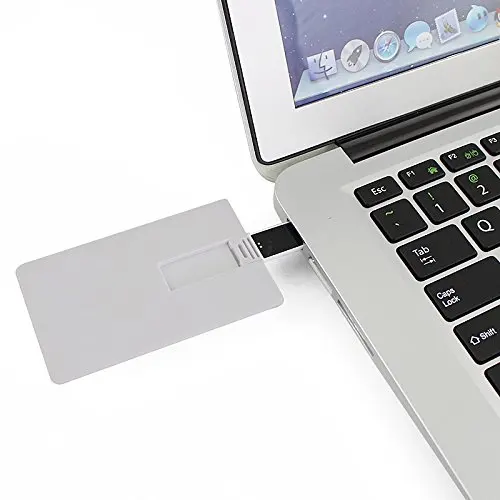 Custom Logo DIY Creative USB 2.0 Flash Credit Card 16GB 32GB USB Flash Drive Pen Drive 4GB 8GB USB Flash Drive Card - ANKUX.COM