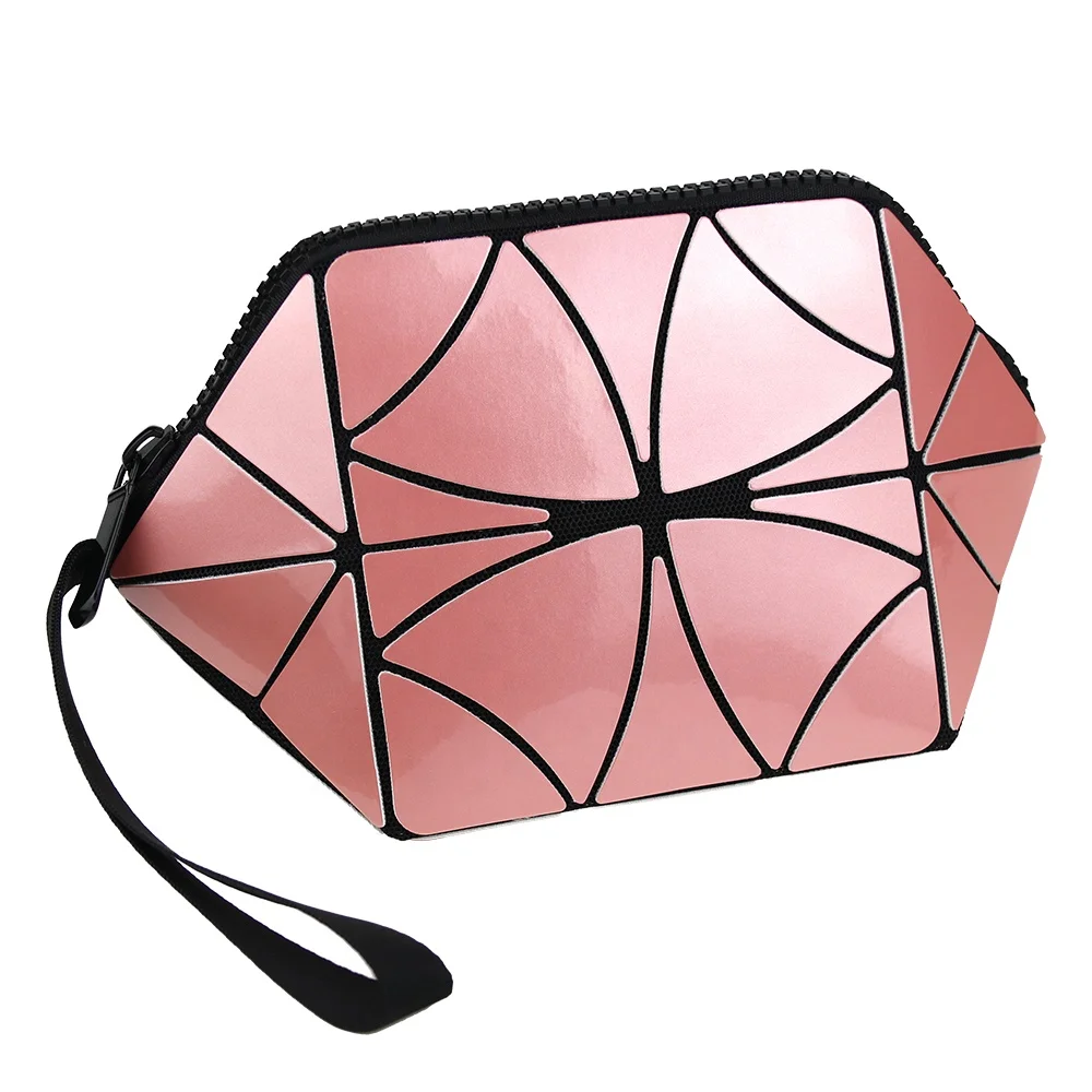 

hot sale transparent custom travel cosmetic bag makeup bag cosmetic, Red, white, silver, black, pink