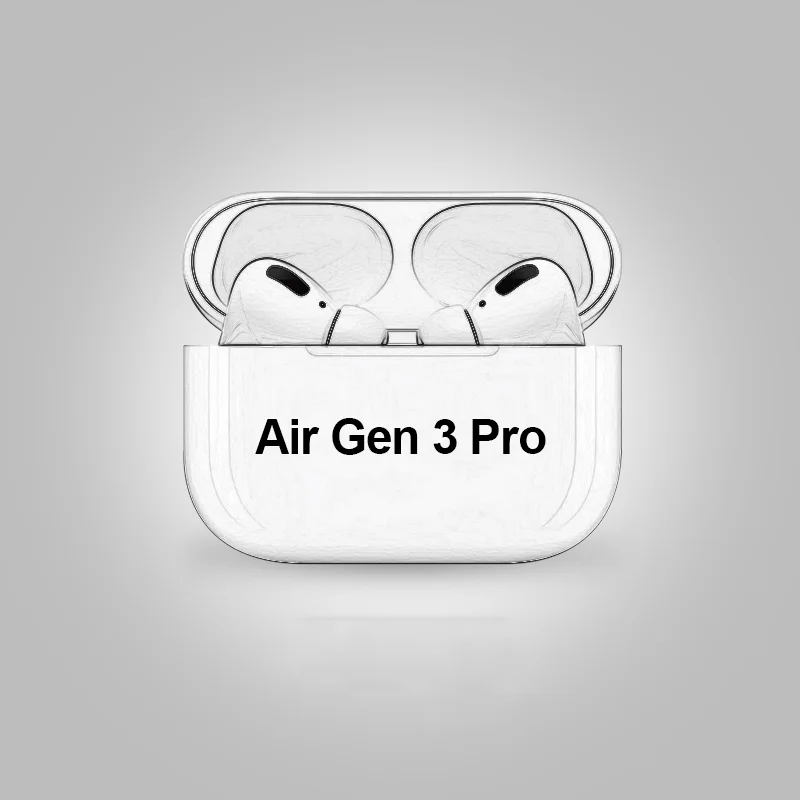 

Rapudo Gen 2/3 Best Quality Supercopy 1:1 clone air 2/3 series real Airoha 1562m chip GPS Rename tws earphone for apple