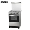 Kitchen Appliance White Gas Stove with oven in CKD format, range cooker with oven parts