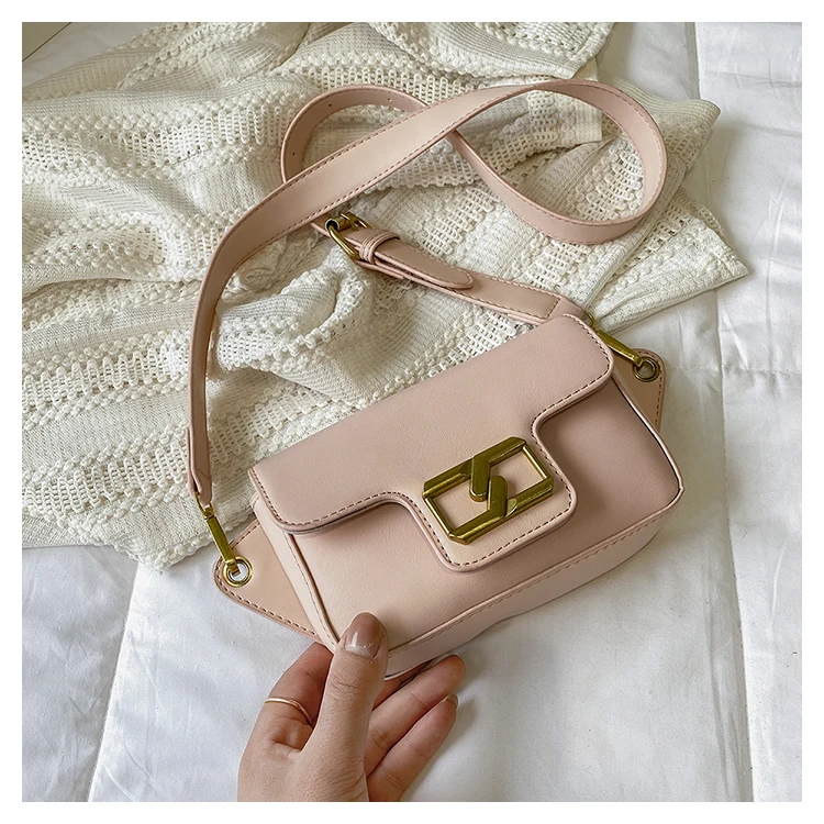 

2021 new fashion small pu leather waist bags flap chest shoulder bag, Black,white,yellow,pink,khaki
