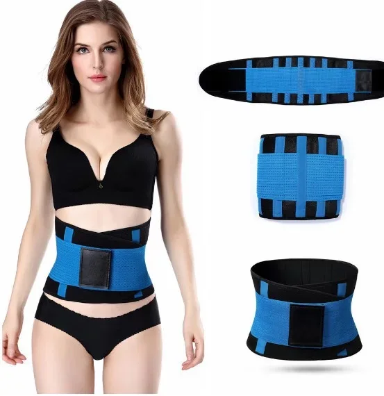 

Low MOQ Weight Loss Exercise Custom Logo Unisex Slimming Latex Belt Waist Support Sweat Trimmer Belt Waist Trainer for Women, 5 color or customized