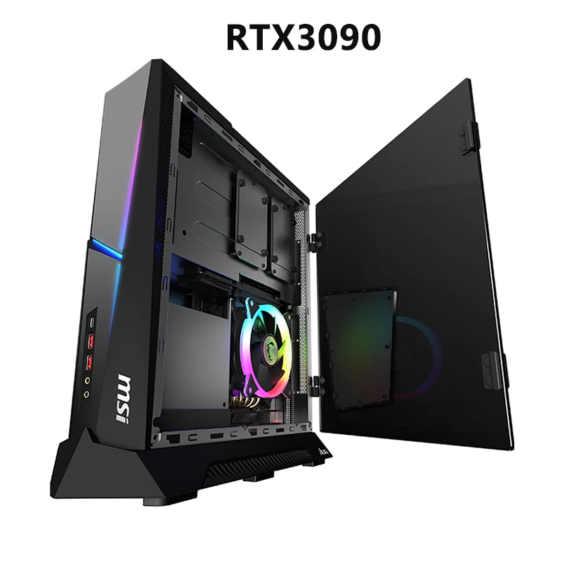 

Latest MSI gaming computer host Desktop computer i9-10900K RTX3090 24G GDDR6X 64G 2T SSD+2T HDD VR computer win10 Mini PC