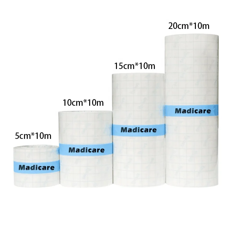 

Adhesive Plaster Waterproof Transparent Adhesive Fixation Tape Bandage stick Dressing Tatoo patch Plaster Fixomull PU Film Roll
