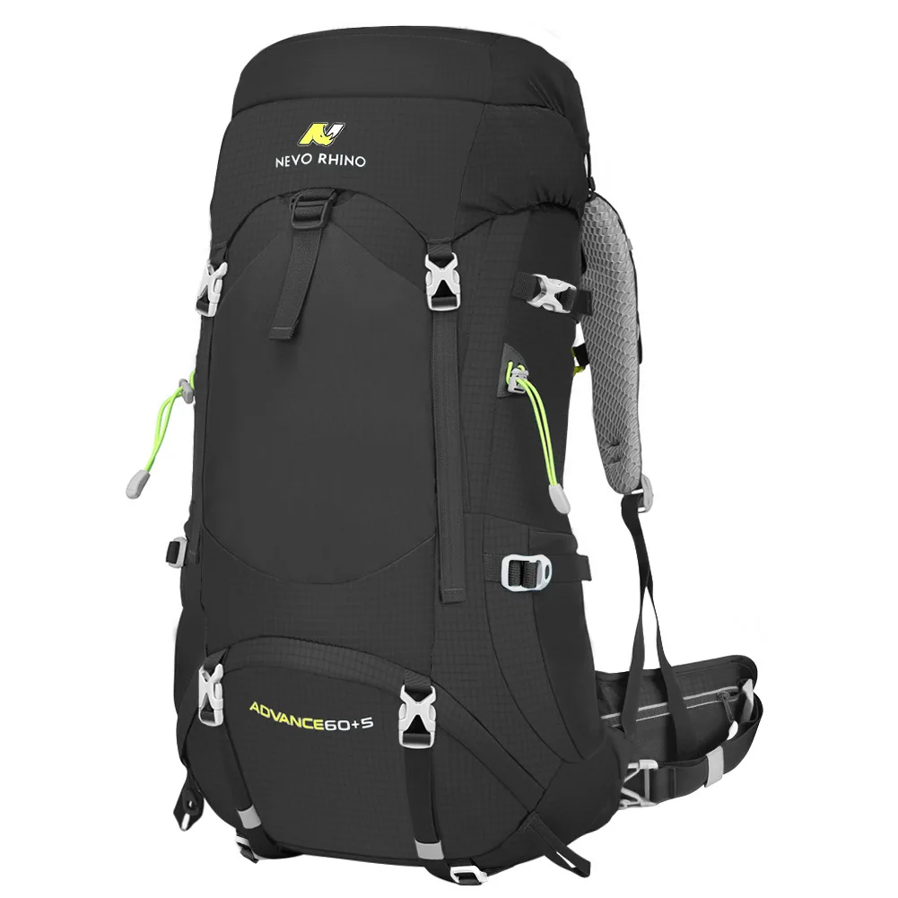 

2021 hot sale Outdoor Mountaineering Bag Men's Hiking Backpacking Large Capacity waterproof mountain Backpack, Pictures