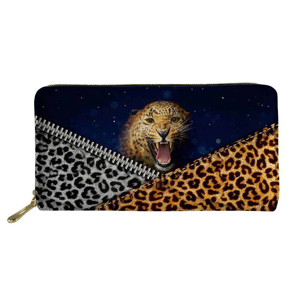 

Trend Portable Pu Leather Wallet Women For Card Holder Cute puppy Girls Printed Customized Purses For Ladies Wallet