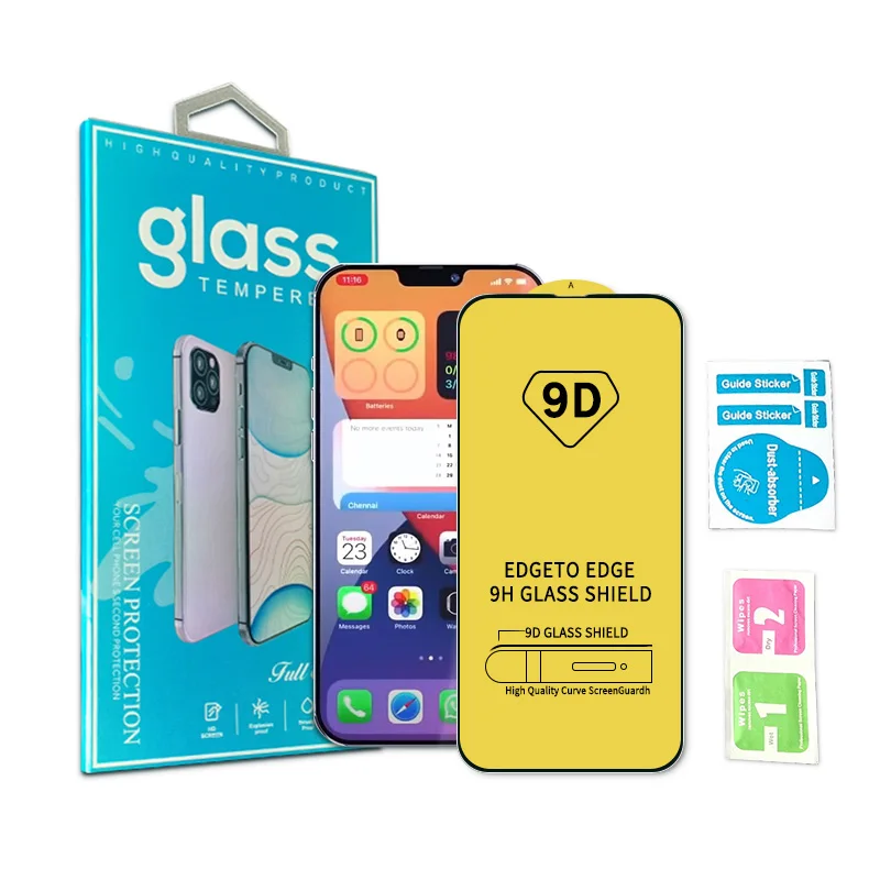 

9D full cover Premium tempered glass for iPhone XR XS Max X 11 12 pro max mobile screen protector for iPhone 13 2021