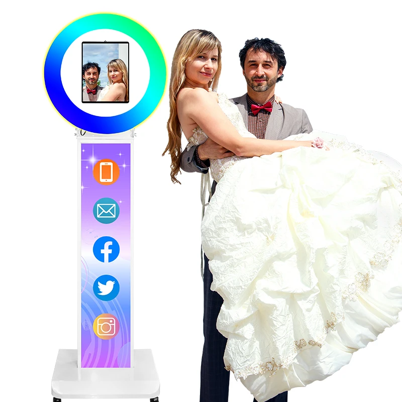 

New Arrivals 10.2/11/12.9 Inch Ipad Photo Booth Machine Wedding Party Photobooth Shell iPad Selfie Photo Booth