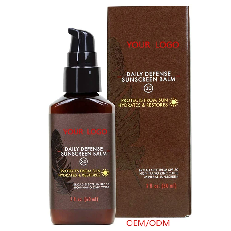 

Mineral Facial Sunscreen SPF 30 Sunblock Balm Private Label