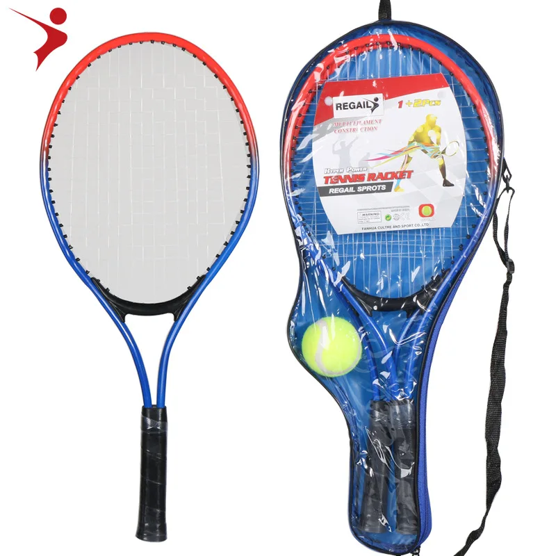 

High Quality Factory Price Kids Tennis Racket With Customized Logo, Black