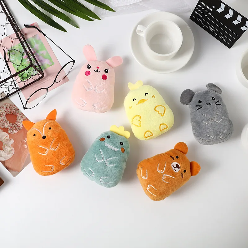 

Interactive Cat Toy Mouse Inner Catnip Cute Cat Plush Toy Rabbit Shaped Cat Stuffed Animal Plush Toy
