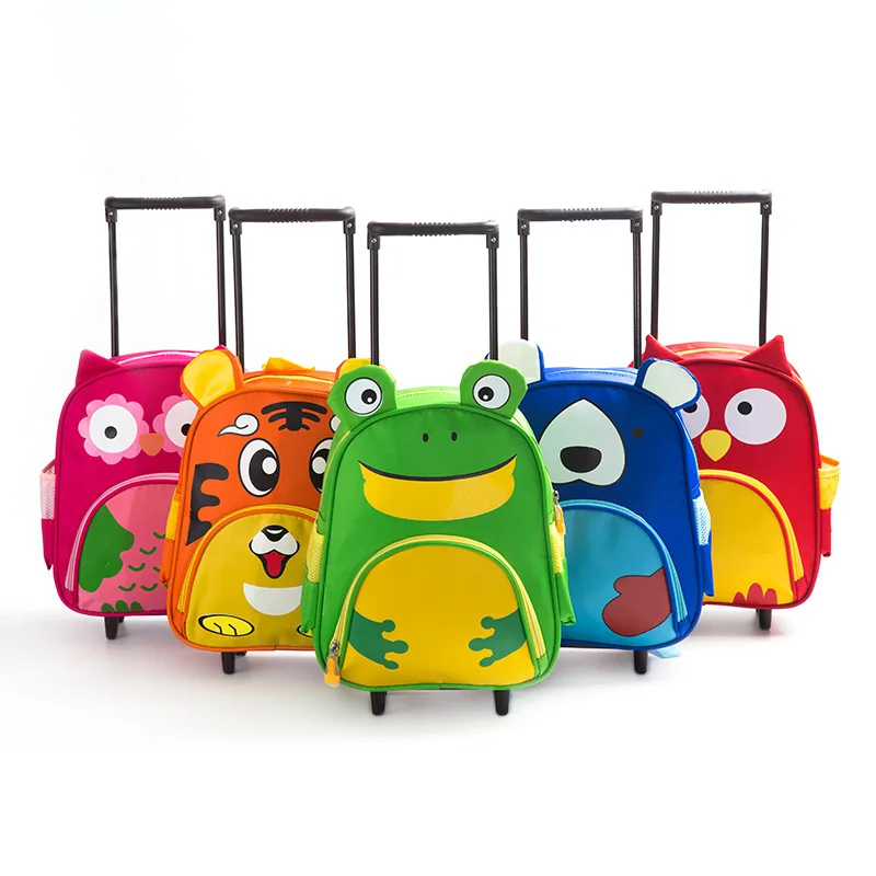 

Twinkle Premium OEM Factory children school individual cart with wheels kids backpack bag