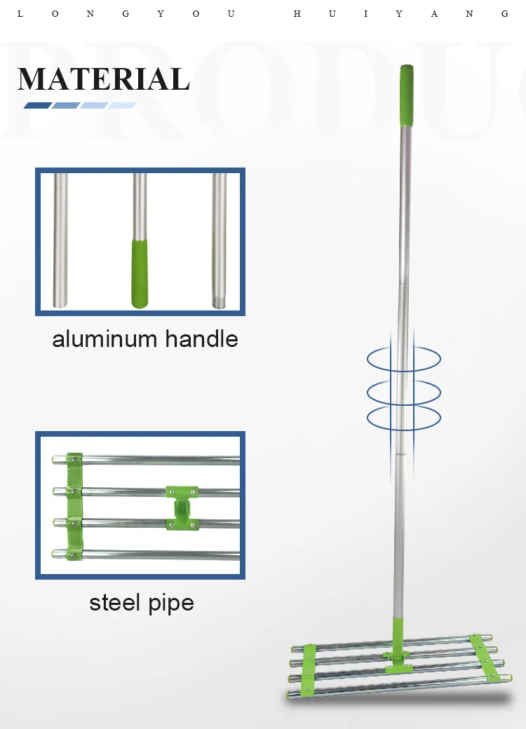 One99 Custom Grass Hand Rakes Garden Top Soil Spreader Tool Aluminum Handle Lawn Leveling Rake