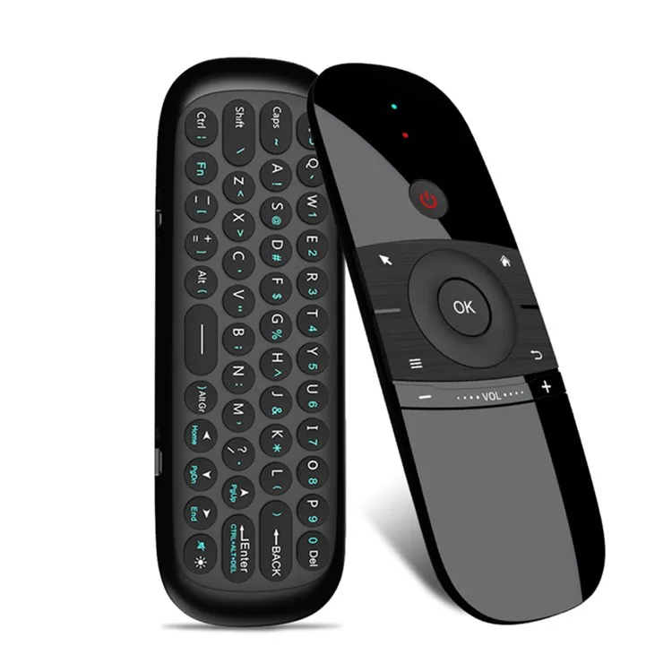 

2020 New 2.4G Wireless Motion Sensing Air Mouse W1 Quality Material Remote with mini keyboard Easy Operation